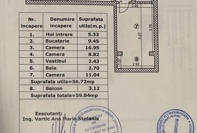 Apartament cu 3 camere semidecomandat în Ozana - 9