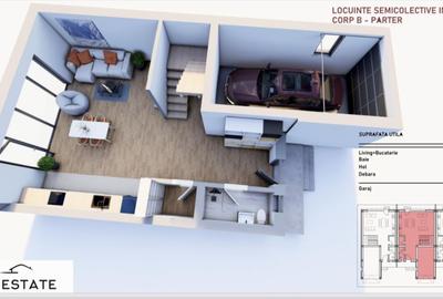 Duplex cu patru camere, teren 259mp, Bartolomeu Nord - 2