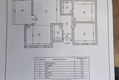 Casă cu 3 camere în Geamăna
