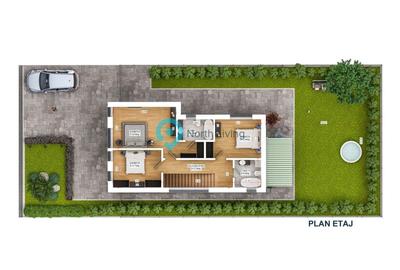 Casă individuală cu 4 camere cu Canalizare în Tunari - 20