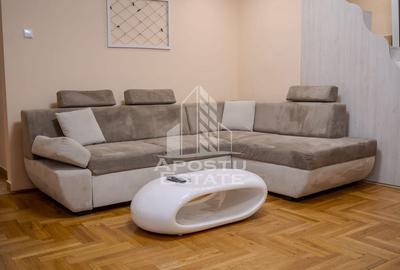 Apartament cu 3 camere semidecomandat, mobilat în Girocului