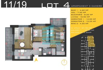 Apartament 3 Camere, 84 mp,Investitie Premium, Pallady  Acces Metrou - 4