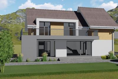 Teren intravilan cu proiect , autorizatie de constructie si fundatie in zona spi - 11