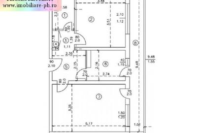 Apartament 2 camere de vanzare : Vest-(Jandarmerie) - 9
