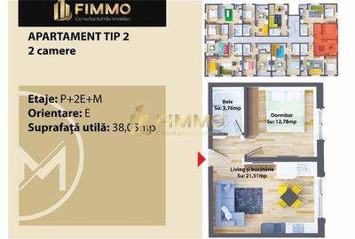 Apartamente 2 cam la cheie | Et 3 | Lisaura | ID:950