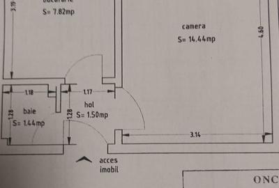 Garsonieră decomandată, mobilată în Palas - 10