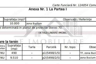 Teren de 10000 mp, în Bucium