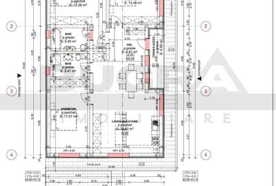 Casă individuală cu 3 camere cu Canalizare în Popești - 5