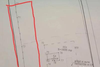 Teren de 1300 mp, în Borhanci