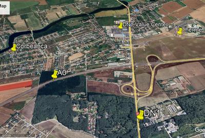 Teren premium 26.651mp Corbeanca – acces la A0 si DN1 - 2