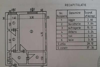 Garsonieră decomandată în Mihai Bravu - 1