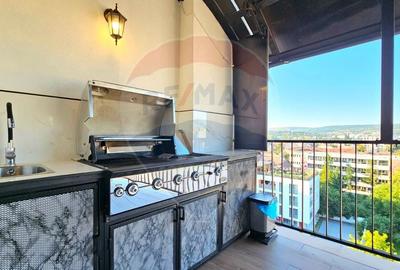 Inchiriere penthouse superfinisat cu 3 camere in zona Centrala - 9