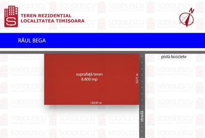 Teren 8,800 mp zona Freidorf /canalul Bega - 3