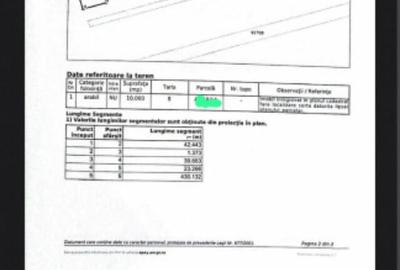 Teren de 10000 mp, în Valea Lupului