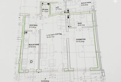 Apartament cu 2 camere semidecomandat, mobilat în Băneasa - 15