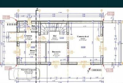 Casă cu 4 camere cu Teren 380 Mp în Central