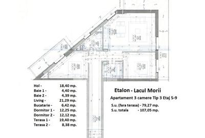 Apartament cu 3 camere decomandat, mobilat în Militari - 25