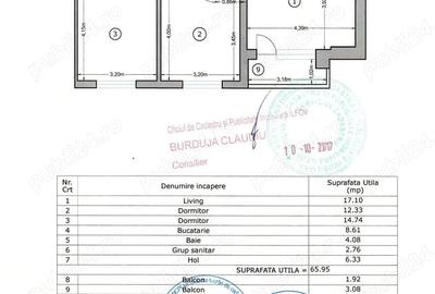 Apartament cu 3 camere decomandat în Chiajna