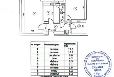 Apartament cu 2 camere decomandat în Camil Ressu - 1