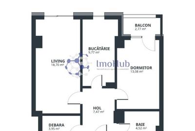 Apartament 2 camere, decomandat, 60 mp - 4