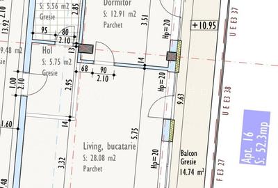 Apartament 2 camere | 52 mp | Parcare | Zona str Traian Vuia - 3