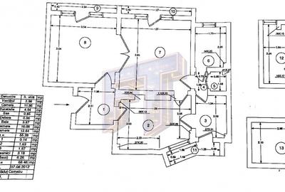 Apartament cu 3 camere circular în Unirii - 10