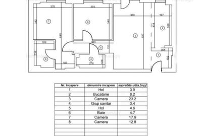 Apartament cu 3 camere semidecomandat în Aviației - 8