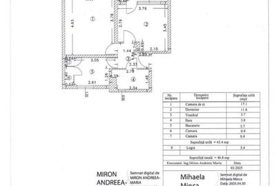 Apartament cu 2 camere decomandat, mobilat în P-ța Unirii - 1