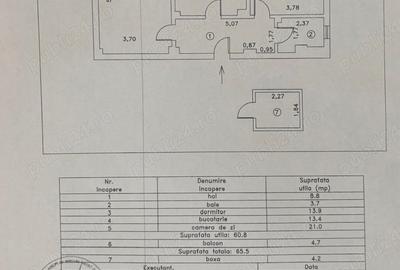 Apartament cu 2 camere decomandat în Buzaului - 1
