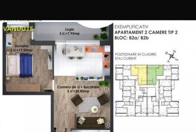 CARTIER SOLAR-PARC TUDOR ARGHEZI-Apartament 2 camere si parcare inclus - 2