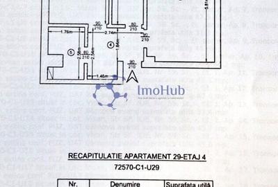 Apartament cu 2 camere decomandat în Bârnova - 4