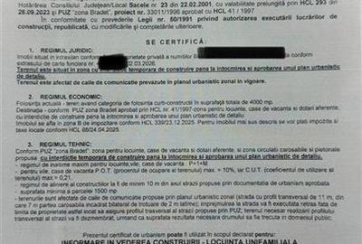 Teren Construcții intravilan de 4000 mp, în Brădet - 3