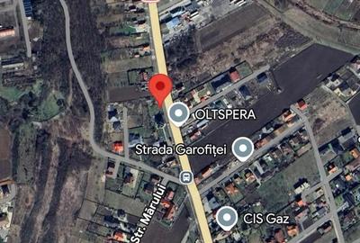 Teren de 1100 mp, în Unirii