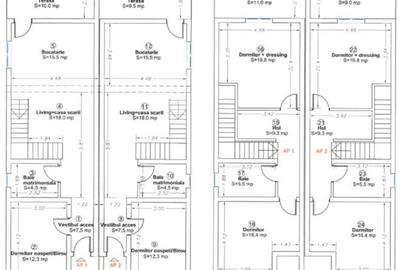Duplex spatios, 4 camere, 110 mp utili, 360 mp teren - Covaci - 17