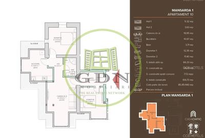 Apartament cu 3 camere decomandat în Predeal - 11