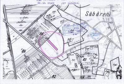 Teren intravilan Sabareni Giurgiu 4750 mp - 2