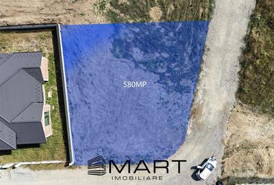 Teren intravilan cu PUZ si utilitati 580mp, 2 fronturi, zona Calea Cisnaidei