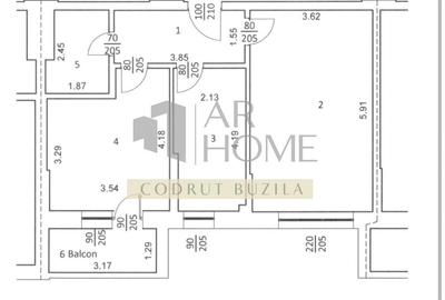 Apartament cu 2 camere decomandat în Albert - 9