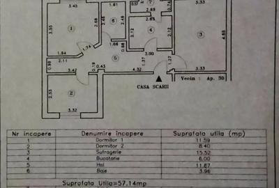 Apartament 3 camere +mansarda zona Inel1