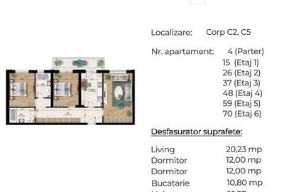 [PASARELA BERCENI] Apartament 3 camere decomandat | 91.52 mp | Bloc Nou - 2