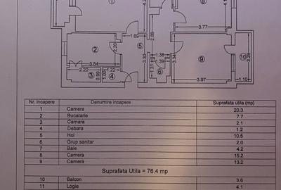 Apartament cu 3 camere decomandat în Ultracentral - 1
