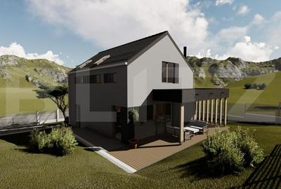 Casa 125 mp teren 500 mp zona profi design deosebit - 2