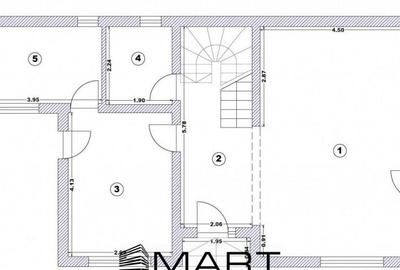Casă cu 4 camere cu Canalizare în Poplaca - 2