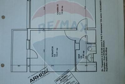 Apartament 2 camere Trapezului semidecomandat 50.48mp 1974 - 7