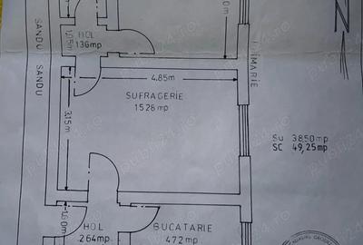 Apartament cu 2 camere semidecomandat în Sud - 2