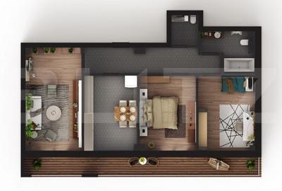 Apartament Elegant cu 3 Camere in Complex Rezidential de Lux - Visani, Bucium