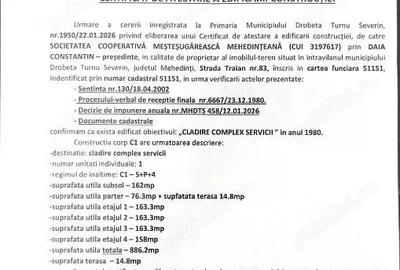 Spațiu comercial, de 886 mp, în Central - 3