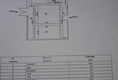Apartament cu 3 camere în Central - 1