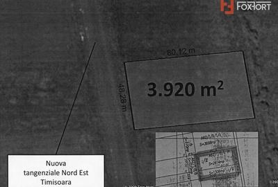 Teren Aeroport 3920 mp cu front stradal la centura de 48,28 ml - ID V5339 - 3