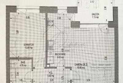 Apartament 2 camere de vanzare Nusco City 2 Pipera Aviatiei Promenada - 2